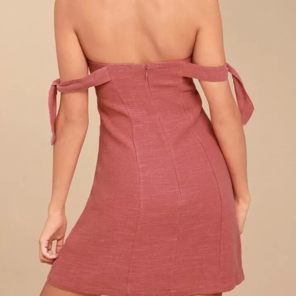 NWT Aster off the shoulder dress (small) - Picture 2 of 5